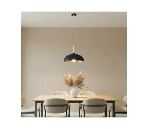 Svietidlá BRILAGI - Luster na lanku ABRAHAM 1xE27/60W/230V pr. 35 cm modrá BG72390