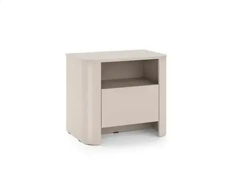 Nábytok ArtPS Nočný stolík ABRIN S58 | cashmere