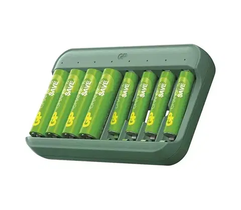 Predlžovacie káble Nabíjačka batérií GP Charge & save pre 4× AA/AAA, 1300 mAh/650 mAh B58829