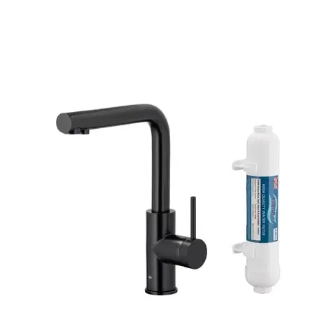Kuchynské drezy KFA KFA - Batéria drezová DUERO PURE BASIC, s filtráciou, čierna 6623-912-81