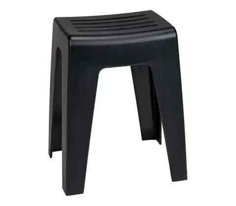 Svietidlá WENKO 25156100 - Stolička KUMBA 38 x 47 cm čierna 25156100