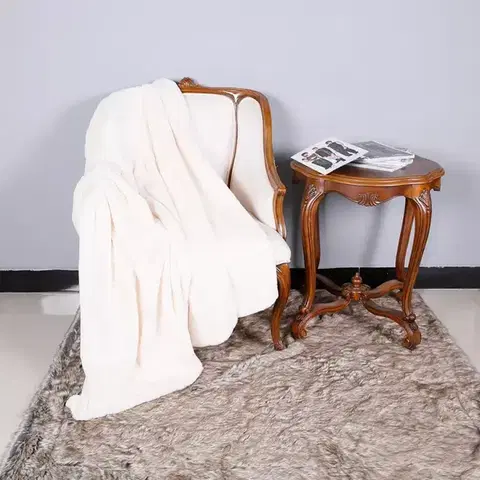 Jednofarebné deky Deka Adelia 130x170 Ecru