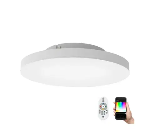 Svietidlá Eglo 99119 - LED RGB Stmievateľné stropné svietidlo TURCONA-C LED/20W/230V + DO 99119