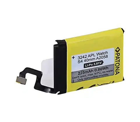 Predlžovacie káble PATONA - Batéria Apple Watch 4 225mAh A2058 40 mm PT3242