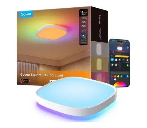 Svietidlá Govee - LED RGBIC Stmievateľné stropné svietidlo LED/24W/230V 2700-6500K Wi-Fi H80A4C01