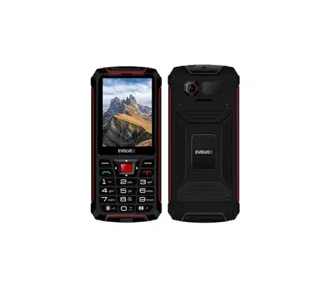 Predlžovacie káble Evolveo - StrongPhone W4 vodotesný Dual SIM telefón čierna/červená SGP-W4-BR