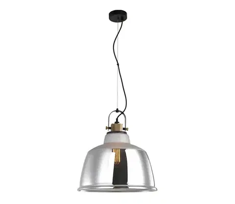 Svietidlá  111019 - Luster na lanku ASGARD 1xE27/11W/230V strieborná 111019