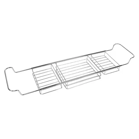 Kúpeľňové doplnky Polička do vane 52/104x16,5x6,5 cm BBR0015A-A