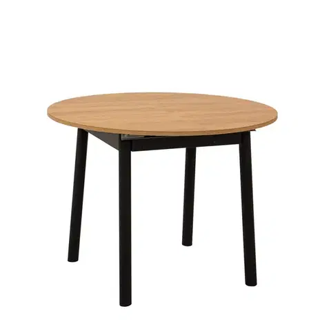 Konferenčné stolíky Jedálenský stôl Oliver Oak Black