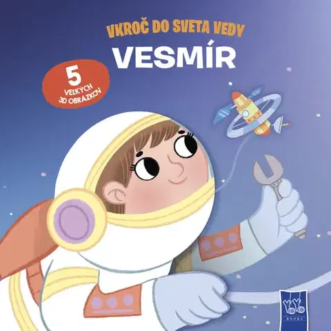 3D, magnetické, priestorové knihy Vkroč do sveta vedy - Vesmír