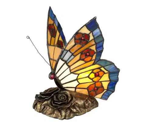 Svietidlá Elstead QZ-OBUTTERFLY-TL - LED dekoratívne svietidlo TIFFANY 1xG9/3W/12/230V motýľ QZ-OBUTTERFLY-TL
