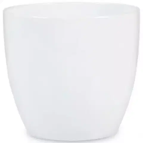 Záhrada Keramický obal na kvetináč Scheurich 920, ø19cm, farba biela