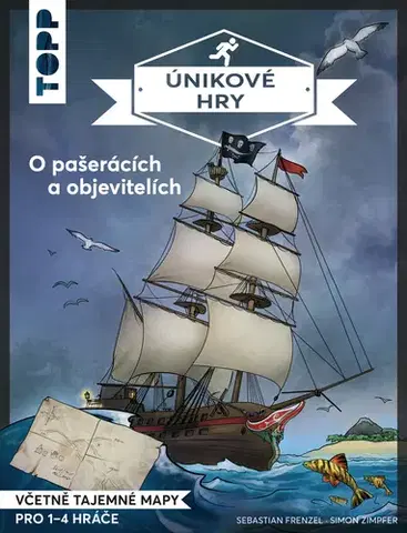 Krížovky, hádanky, hlavolamy Únikové hry: O pašerácích a objevitelích - Sebestian Frenzel,Simon Zimpfer