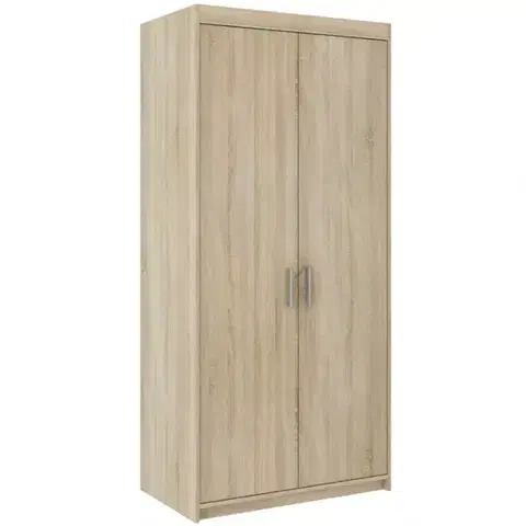 Šatníkové skrine Skriňa Elena 2D sonoma