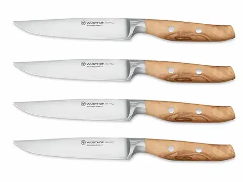 Sady steakových nožov WÜSTHOF Sada steakových nožov 4ks Wüsthof Amici 12 cm