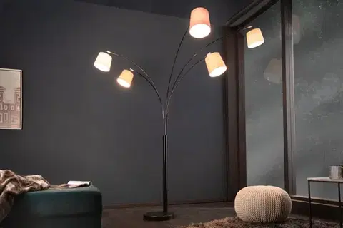 Osvetlenie Stojací lampa LANSING Dekorhome