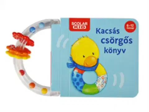 Leporelá, krabičky, puzzle knihy Kacsás csörgős könyv