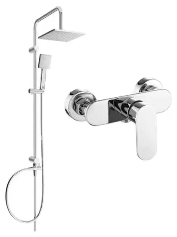 Sprchy a sprchové panely MEXEN/S - Tord sprchový stĺp vrátane sprchovej batérie Milo, chróm 71340200-00