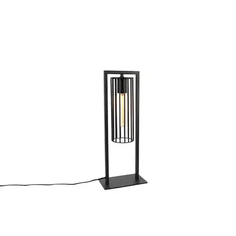 Stolné lampy Moderná stolná lampa čierna - Balenco Wazo