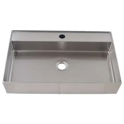 Umývadlá Umývadlo na dosku Rectangle chróm 1/0