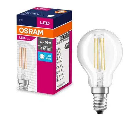 Žiarovky LED Žiarovka FILAMENT P40 E14/4W/230V 4000K - Osram 4058075112520