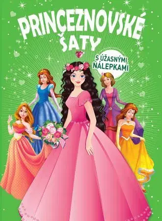 Nalepovačky, vystrihovačky, skladačky Princeznovské šaty