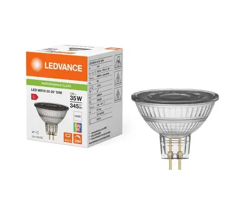LED osvetlenie LED stmievateľná reflektorová žiarovka MR16 GU5,3/5W/12V 4000K 36° CRI 90 - Ledvance 4099854059735