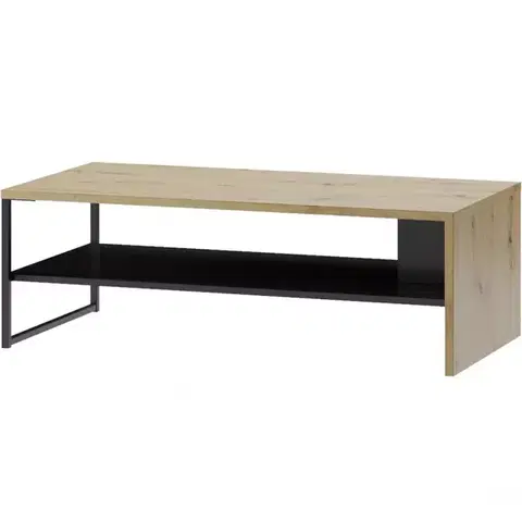 Konferenčné stolíky s úložným priestorom Konferenčný stolík Lucas 41 Artisan/čierna mat