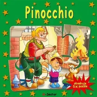 Leporelá, krabičky, puzzle knihy Pinocchio (Obsahuje 6x puzzle)
