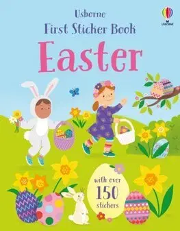 Nalepovačky, vystrihovačky, skladačky First Sticker Book Easter - Holly Bathie,Abigail Hall