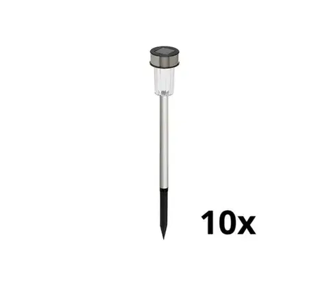 LED osvetlenie Grundig - SADA 10x LED solárne svietidlo LED/1,2V 40 mAh IP44 8711252559780