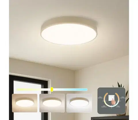 Svietidlá BRILAGI - LED stropné svietidlo POOL LED/48W/230V 3000/4000/6000K pr. 40 cm béžové BRI334
