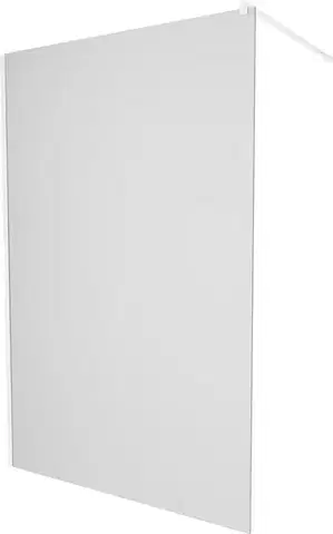 Sprchové dvere MEXEN/S - KIOTO Sprchová zástena WALK-IN 70 x 200, dekor jinovatka 8 mm, biela 800-070-101-20-30