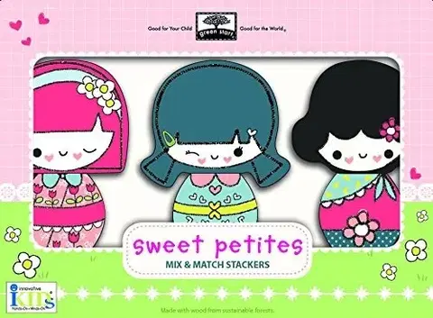 V cudzom jazyku Green Start Wooden Toy Mix & Match - Sweet Petites
