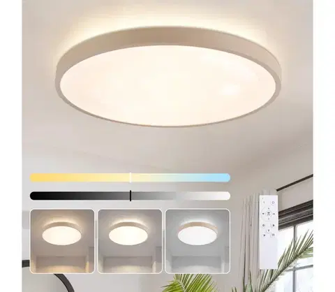 Svietidlá BRILAGI - stmievateľné LED svietidlo GLASS POOL DOUBLE LED/80W/230V 60 cm béžová + DO BRI751