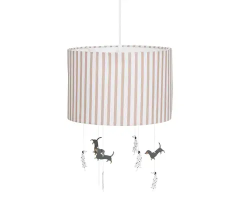 Svietidlá Atmosphera - Detský luster na lane SCOTT 1xE27/40W/230V, s motívom psíkov 174300C