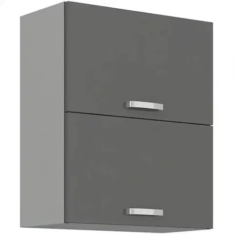 Kuchynské skrinky visiace Skrinka do kuchyne Grey 60GU-72