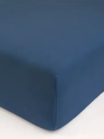 Plachty MKLozkoviny.sk Jersey plachta s elastanom Deluxe 200 × 200 cm – námornícka modrá