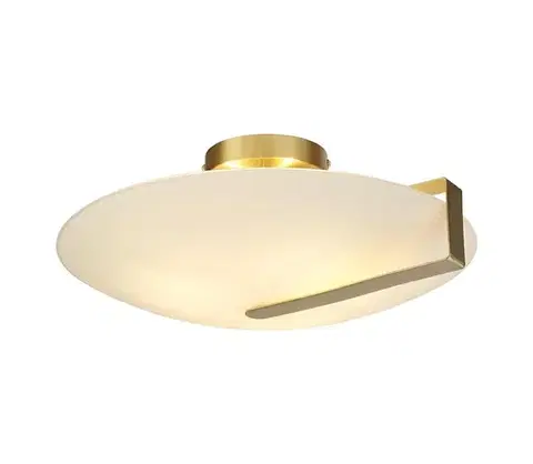 Svietidlá Searchlight 73990-3GO - Stropné svietidlo SUNDIAL 3xE27/40W/230V zlaté 73990-3GO