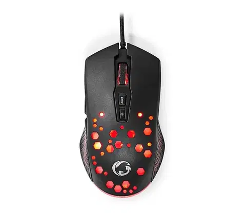 Klávesnice a myši  GMWD410BK- LED Herná myš 800/1200/2400/3200/4800/7200 DPI 7 tlačítok čierna GMWD410BK
