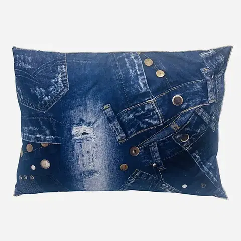 Vankúše Vankúš antialergický Jeans 50x70cm TiaHome
