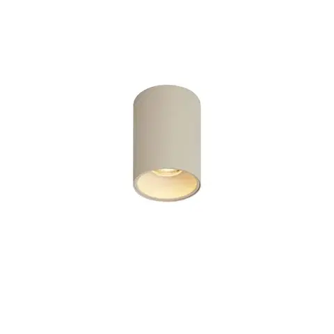 Bodove svetla Moderné zapustené bodové svetlo béžové GU10 50 mm okrúhle - Deep