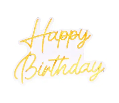 Svietidlá Atmosphera - LED neónová nástenná dekorácia HAPPY BIRTHDAY LED/5V 213733