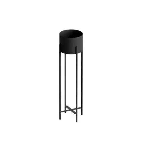 Kvetináče a truhlíky Kovový stojan na kvety GED-025 Loft black