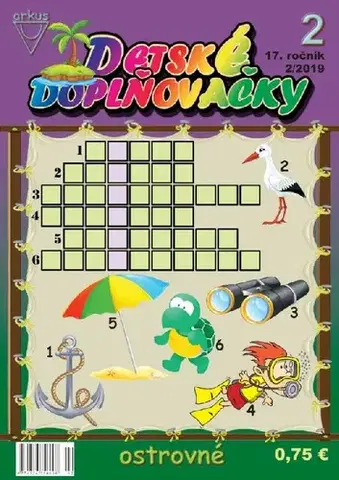 Pre deti a mládež - ostatné Detské doplňovačky 2 2019 ostrovné