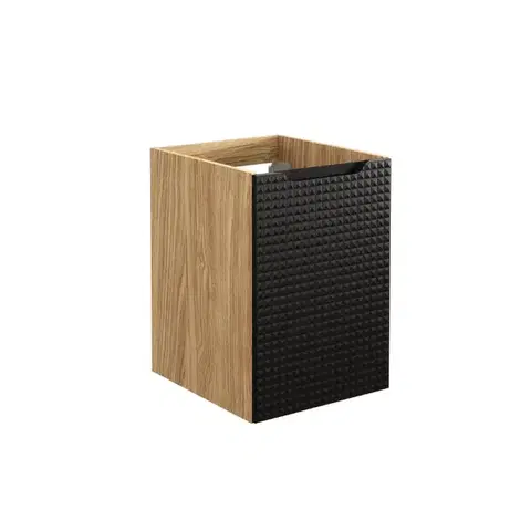 Skrinky do kúpeľne ArtCom Závesná skrinka do kúpeľne LUXOR Black 81-40-1D | 40 cm