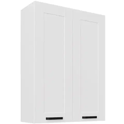 Kuchynské skrinky visiace Skrinka do kuchyne Luna biely matná/biely 80G-108 2F