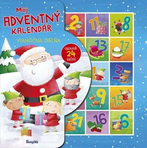 Leporelá, krabičky, puzzle knihy Môj adventný kalendár: Vianočná dielňa - neuvedený,Lenka Sobolíková