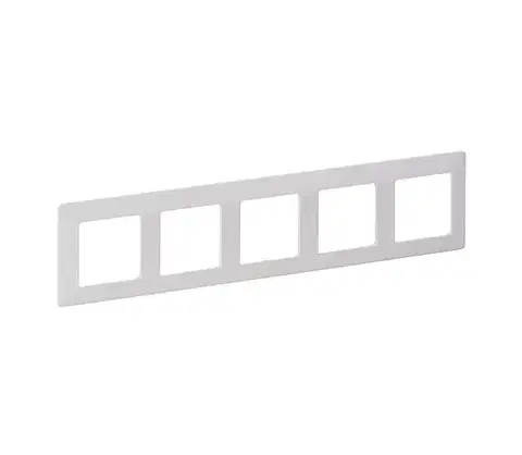 Predlžovacie káble Legrand 754005 - Rámček pre vypínače VALENA LIFE 5P biely 754005