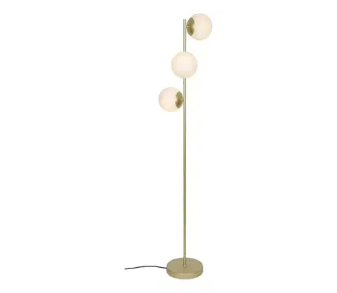 Lampy Nordlux - Stojacia lampa LILLY 3xE14/10W/230V mosadz 48613035